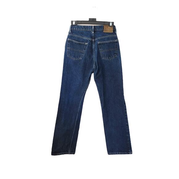 Ralph Lauren Dark Wash Boot Cut Straight Leg Denim Jeans Size 4 - Picture 2 of 7